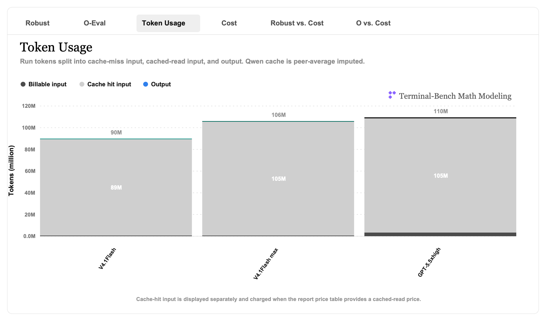 Multimodal token usage